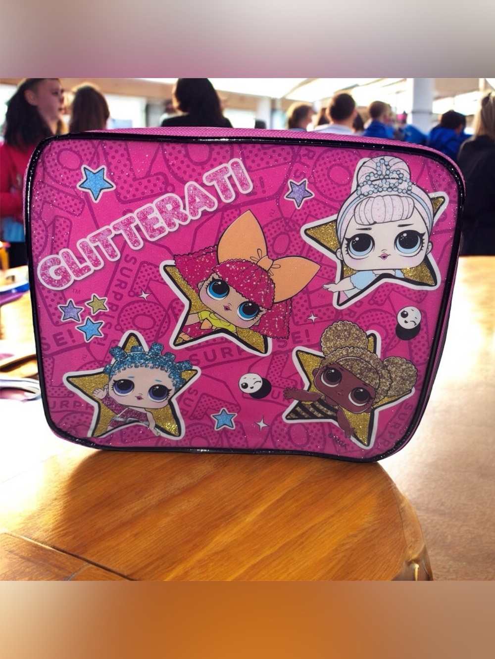 L.O.L. Surprise! Glitterati Dolls Bright Pink Lunch Bag Back to school lunchbag